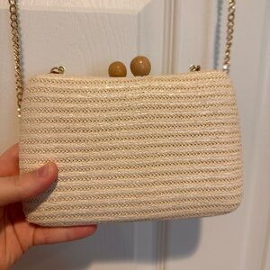 Vintage ✨ clutch with golden strap